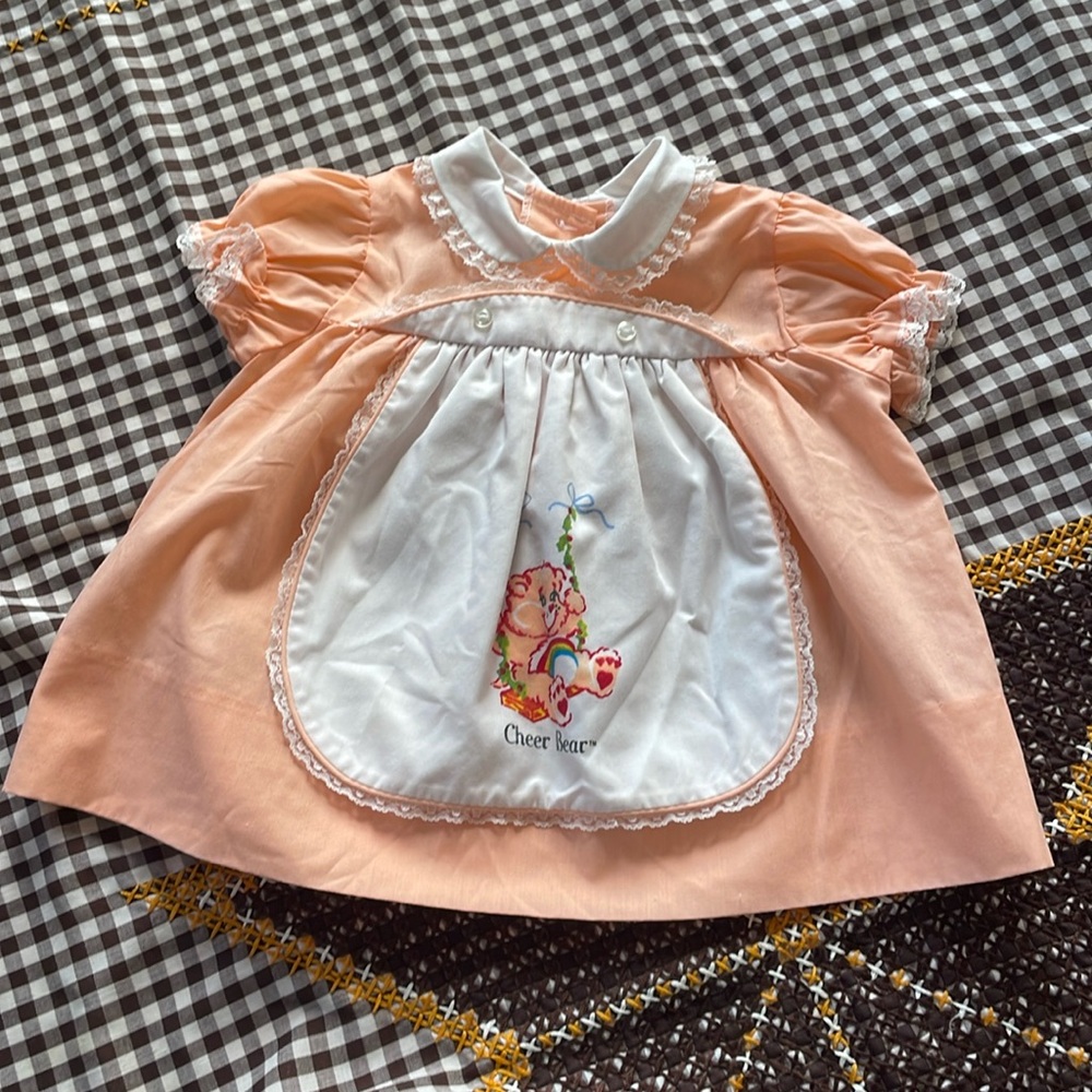 Peach Vintage Baby Dress